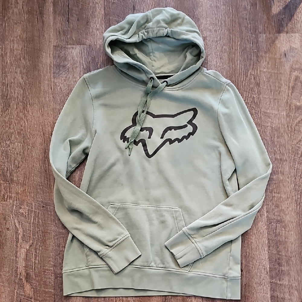 Fox Women's Seafoam Green Hoodie with Logo